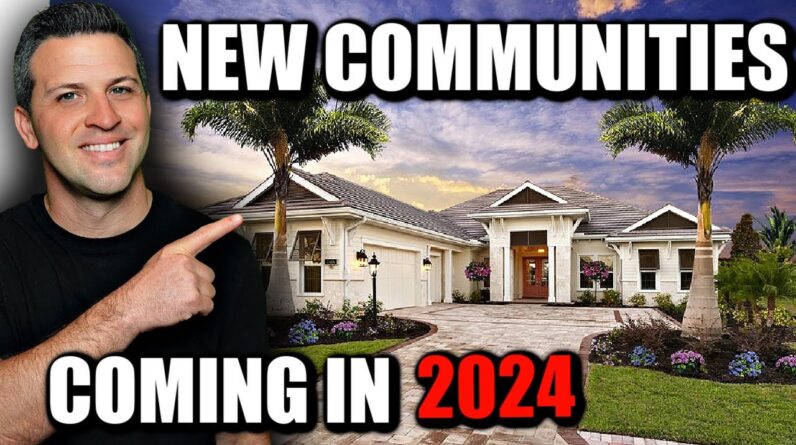 Discover Tampa Florida’s Latest Communities with New Construction Homes Coming in 2024