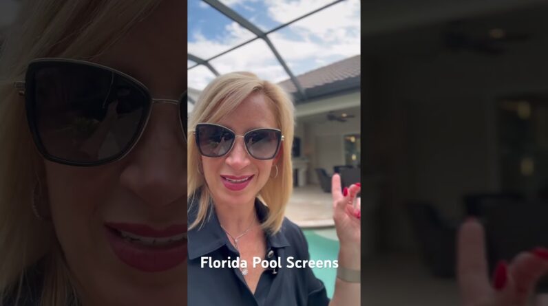 The Importance of Screens in Florida Pools: Exploring Real Estate in the Sunshine State
